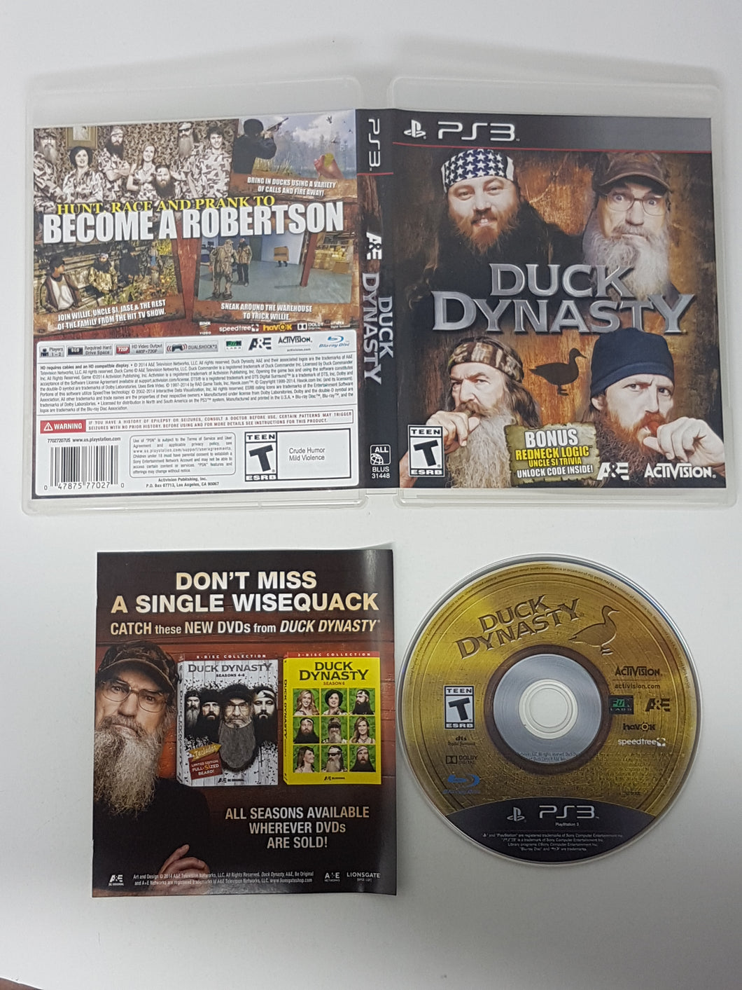 Duck Dynasty - Sony Playstation 3 | PS3