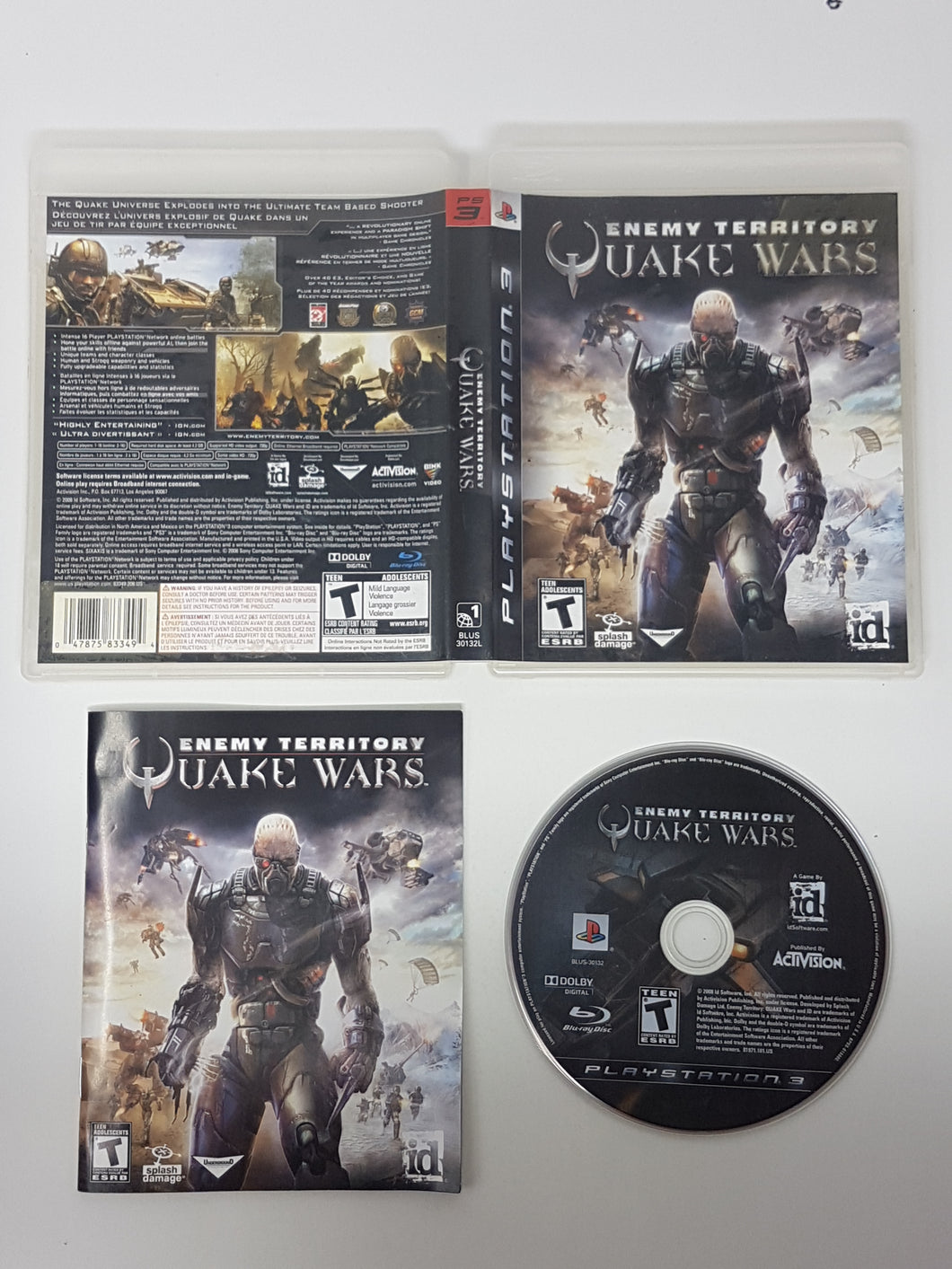 Enemy Territory Quake Wars - Sony Playstation 3 | PS3