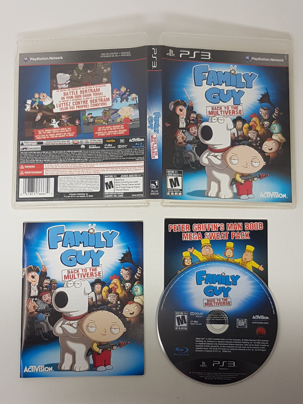 Family Guy - Back To The Multiverse - Sony Playstation 3 | PS3