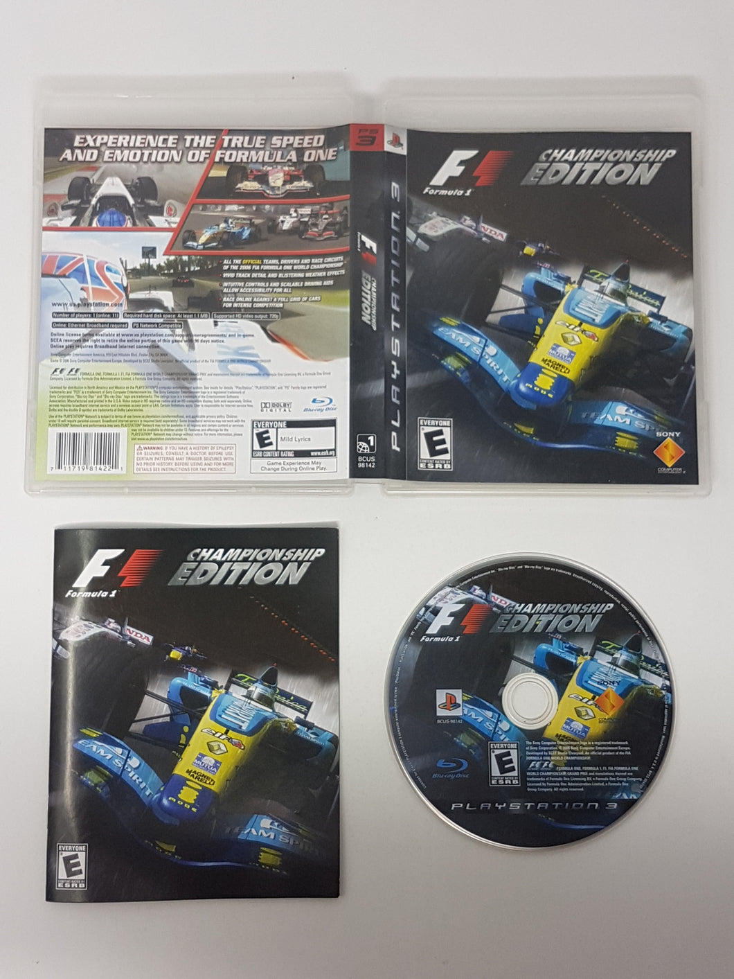 Formula One Championship Edition - Sony Playstation 3 | PS3
