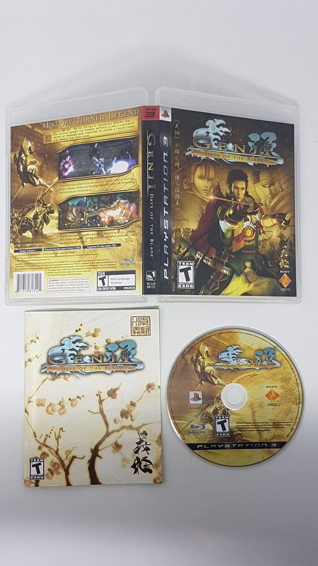 Genji Days of the Blade - Sony Playstation 3 | PS3