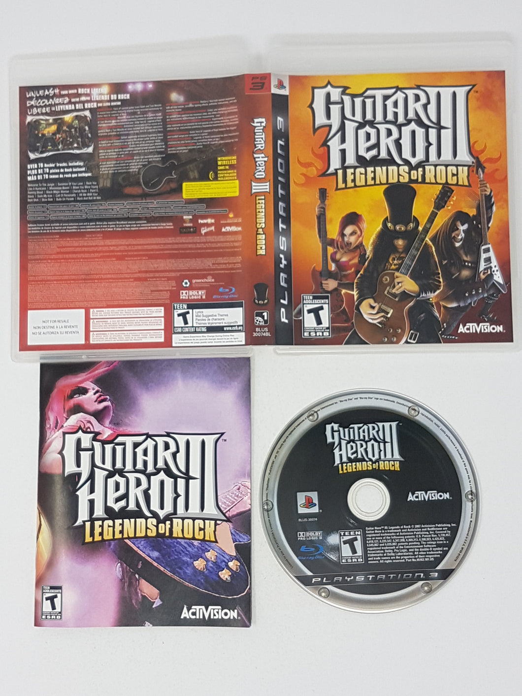 Guitar Hero III Legends of Rock - Sony Playstation 3 | PS3