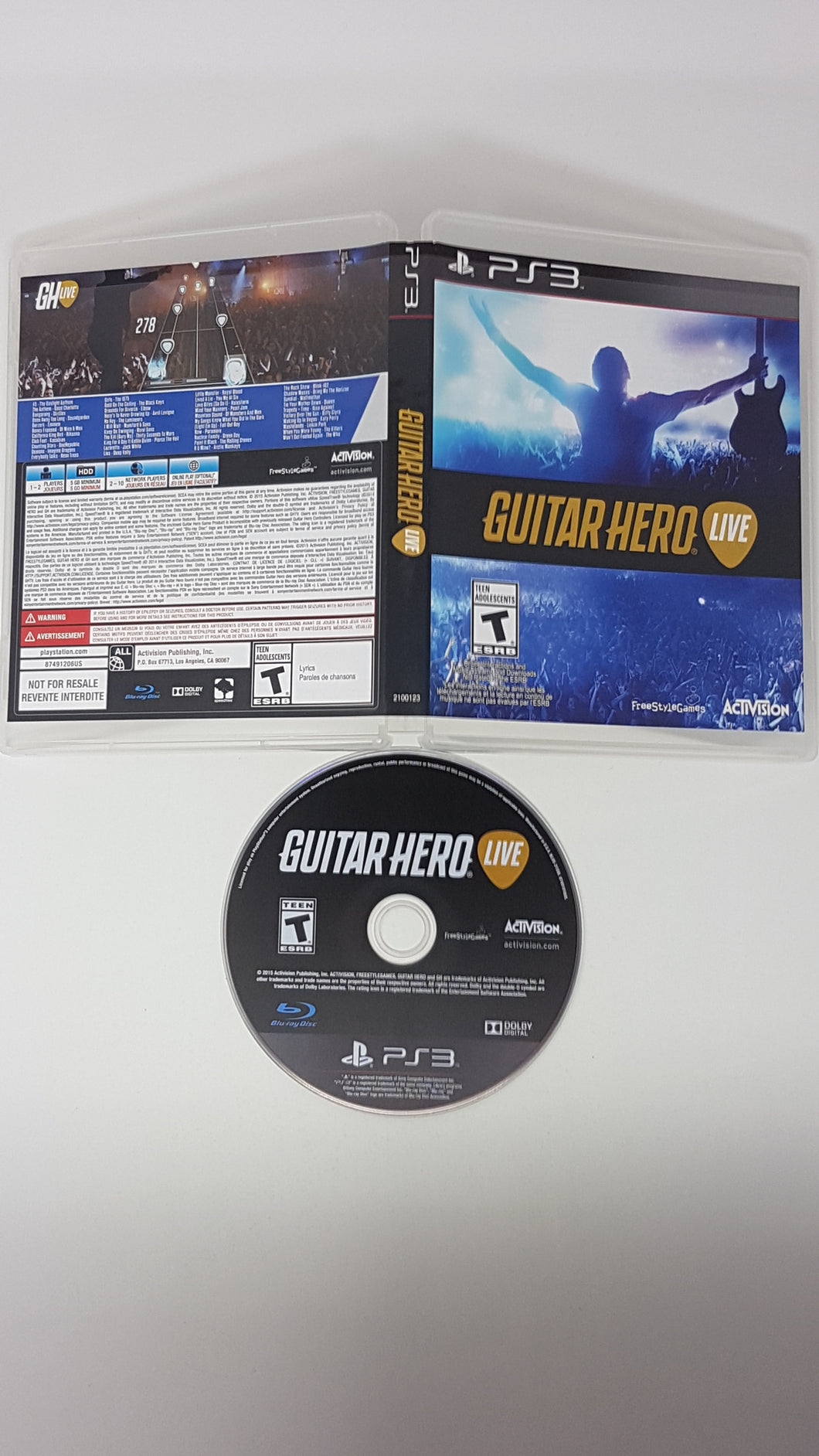 Guitar Hero Live [jeu seulement] - Sony Playstation 3 | PS3