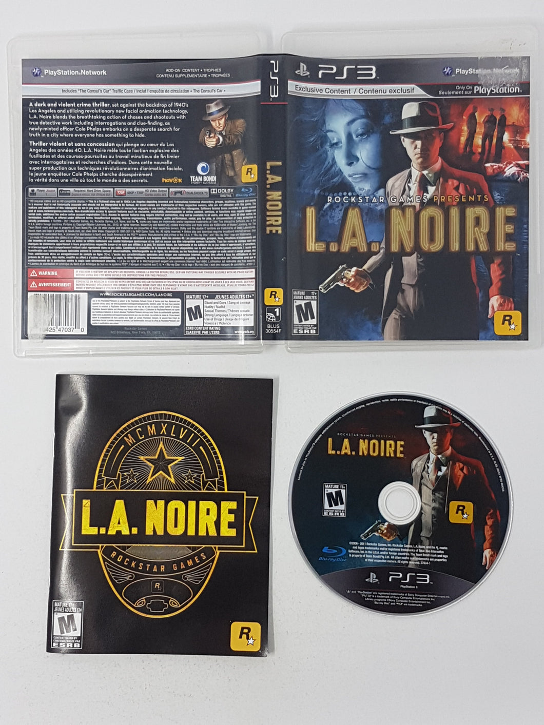 L.A. Noire - Sony Playstation 3 | PS3