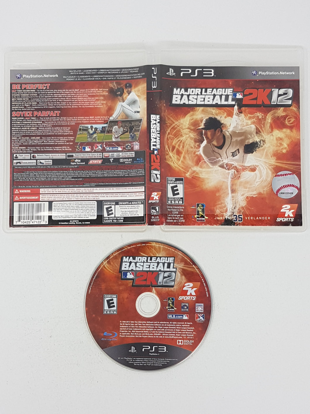 Major League Baseball 2K12 [cib] - Sony Playstation 3 | PS3
