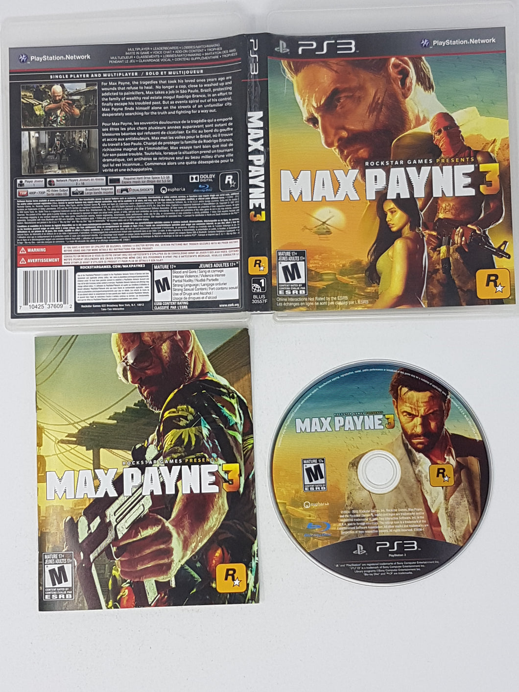 Max Payne 3 - Sony Playstation 3 | PS3