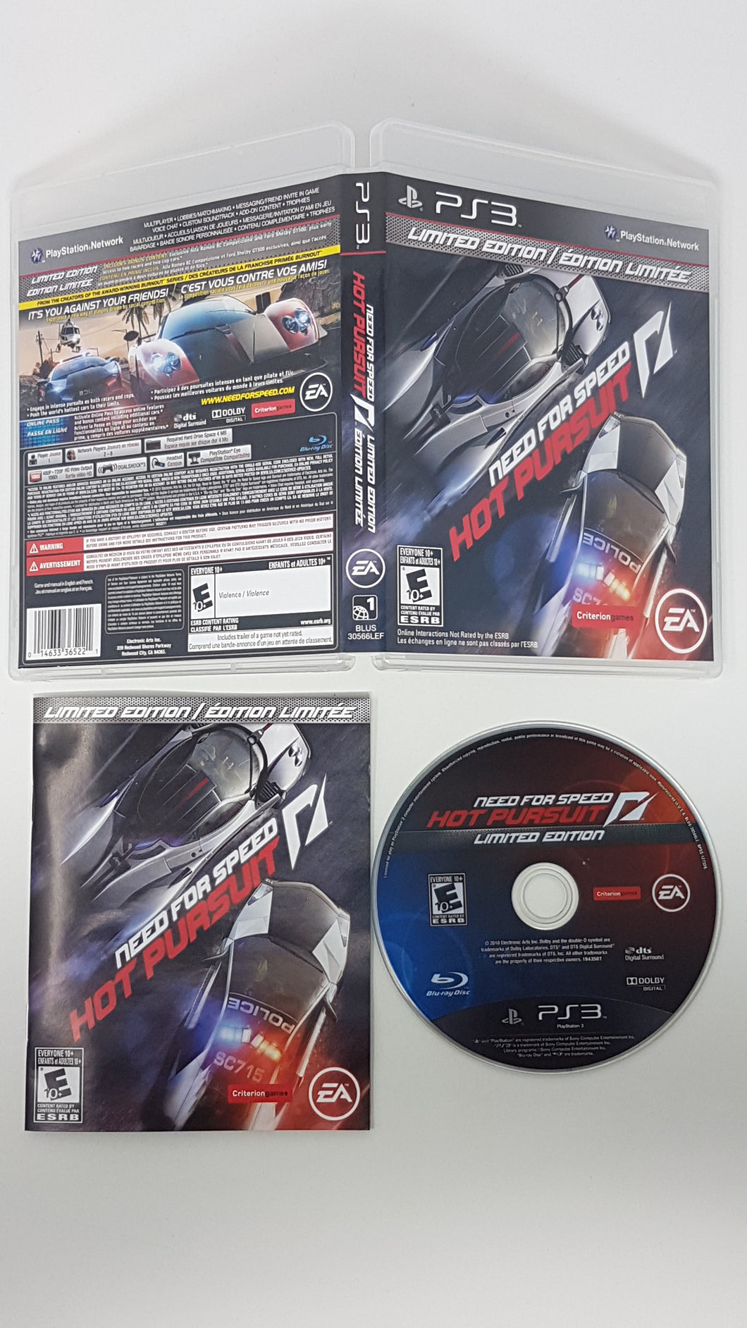 Need For Speed ​​- Édition limitée Hot Pursuit - Sony Playstation 3 | PS3