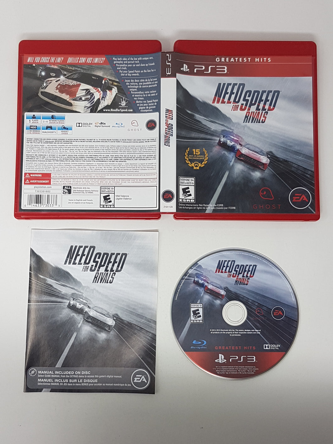Need for Speed Rivals [Greatest Hits] - Sony Playstation 3 | PS3