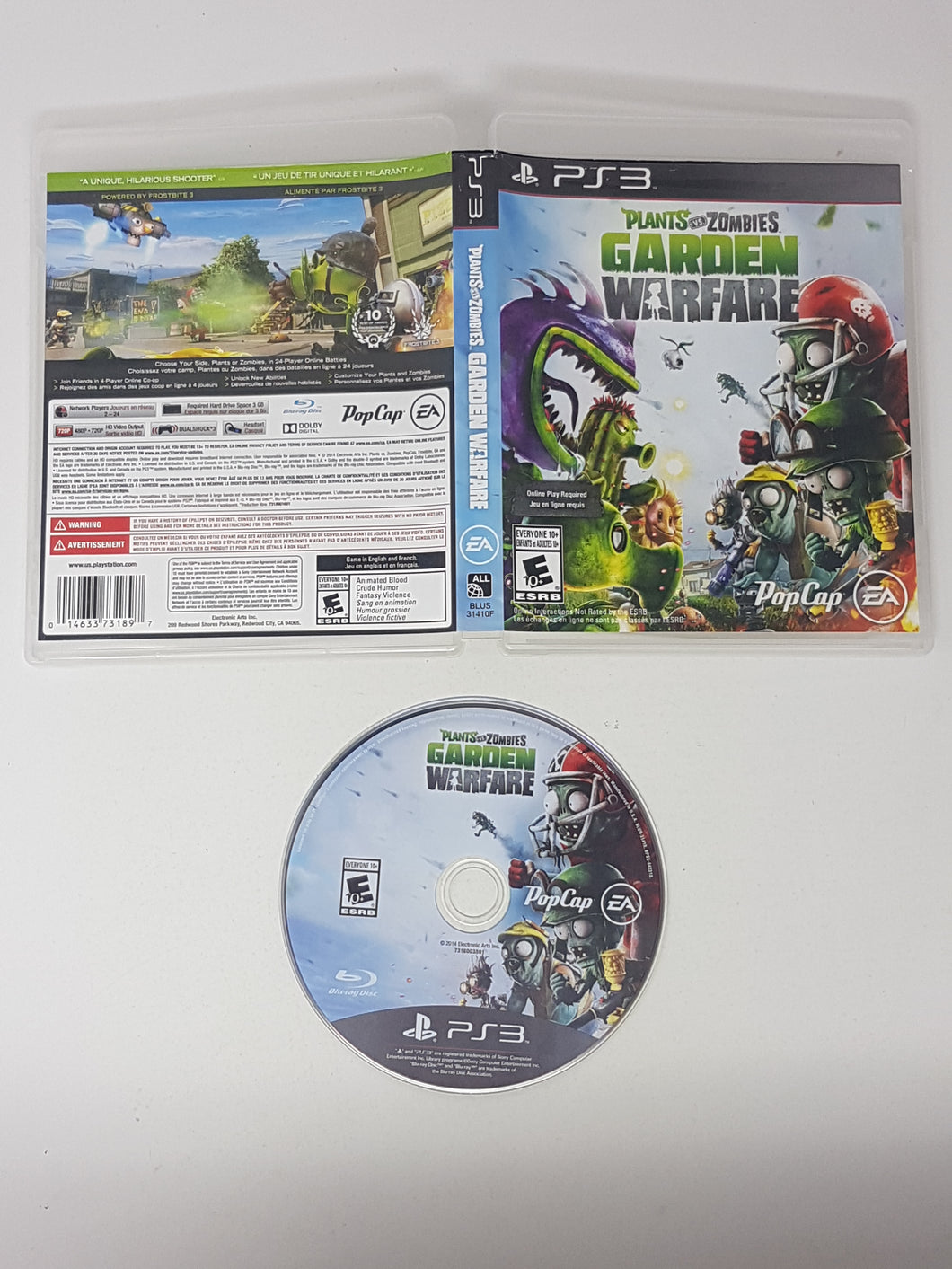 Plants vs. Zombies - Garden Warfare - Sony Playstation 3 | PS3
