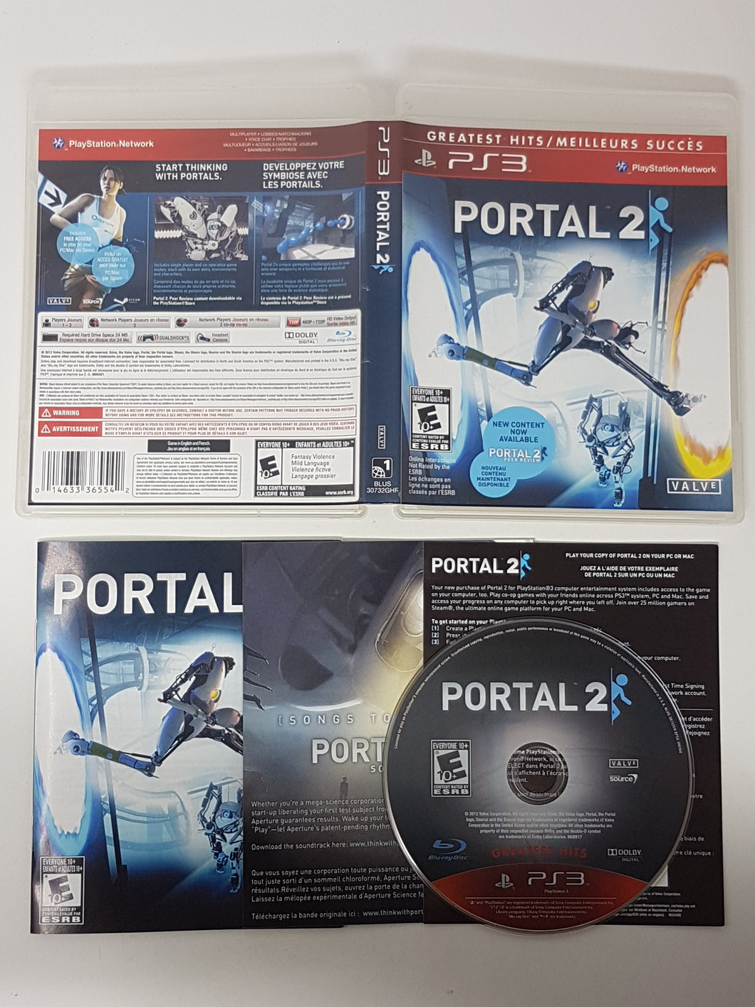Portal 2 [Grands succès] - Sony Playstation 3 | PS3