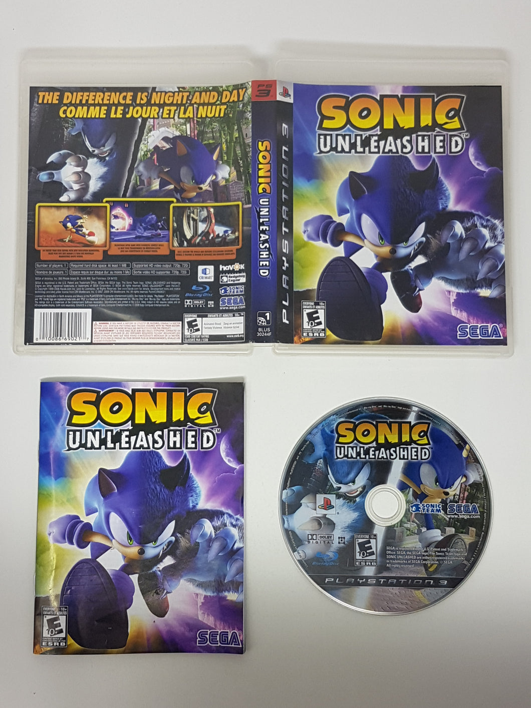 Sonic Unleashed - Sony Playstation 3 | PS3