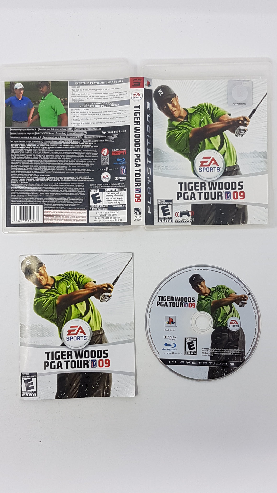 Tiger Woods 2009 - Sony Playstation 3 | PS3