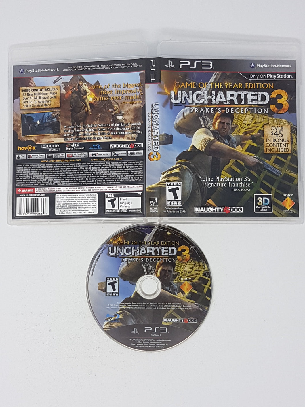 Uncharted 3 - Drake's Deception - Sony Playstation 3 | PS3