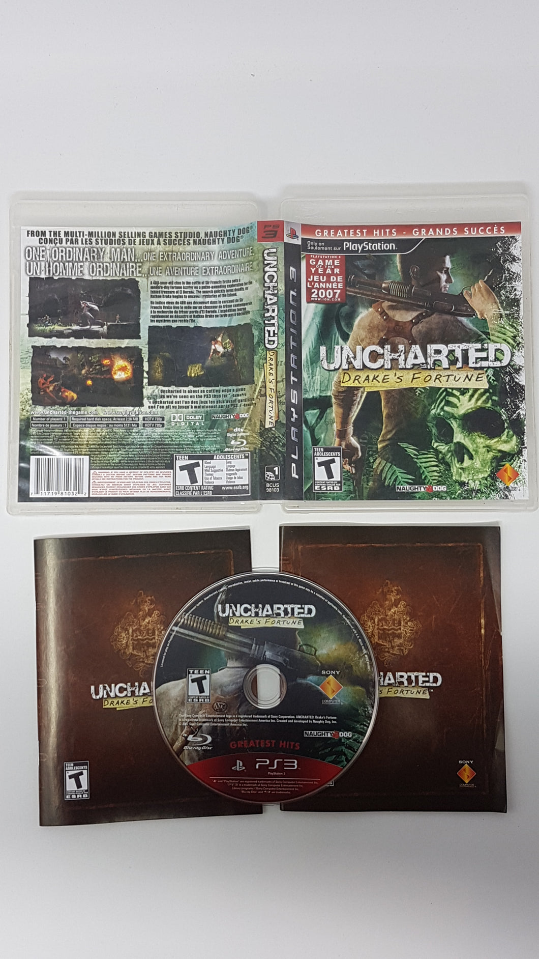 Uncharted Drake's Fortune [Grands succès] - Sony Playstation 3 | PS3