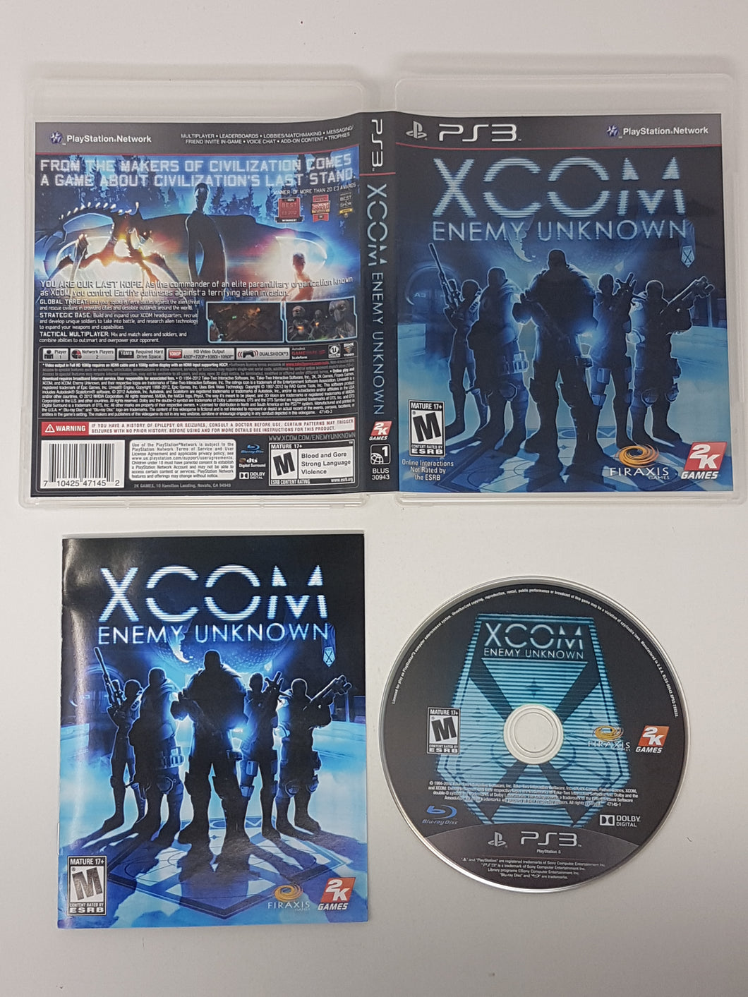 XCOM Enemy Unknown - Sony Playstation 3 | PS3