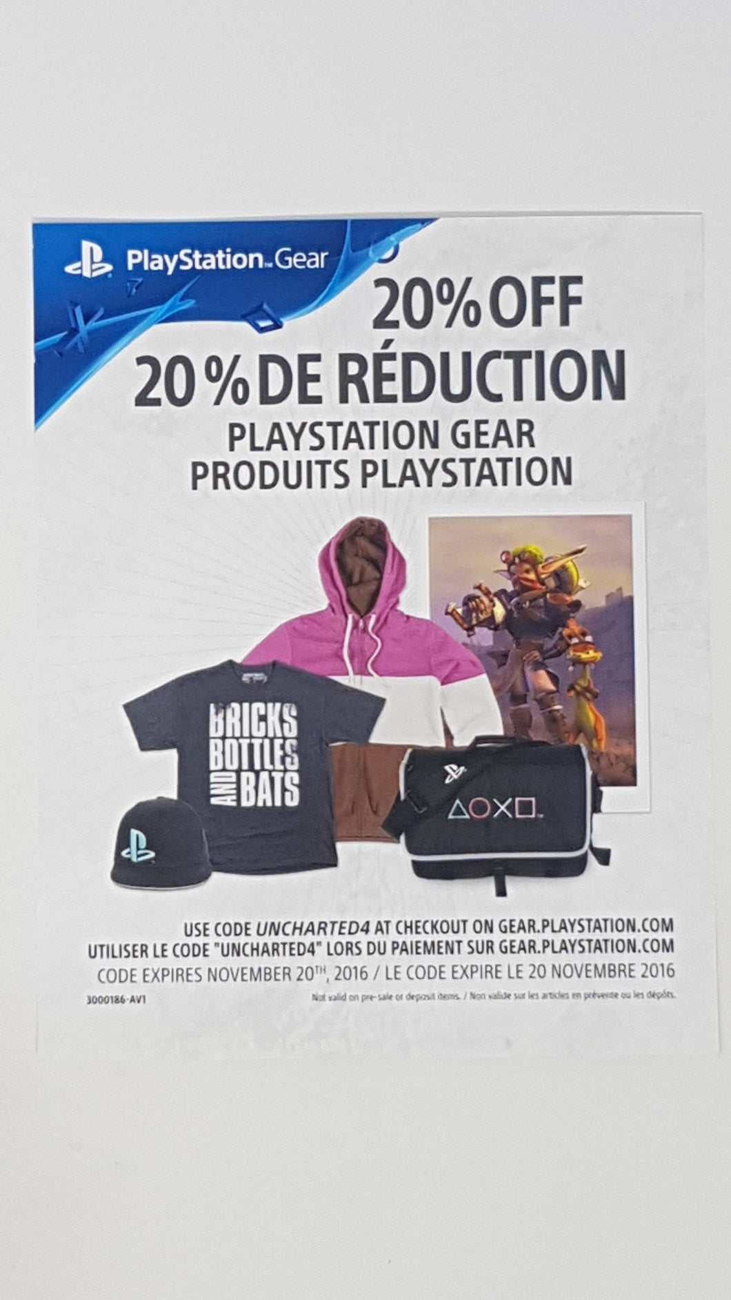 20% Reduction [Insertion] - Sony Playstation 4 | PS4