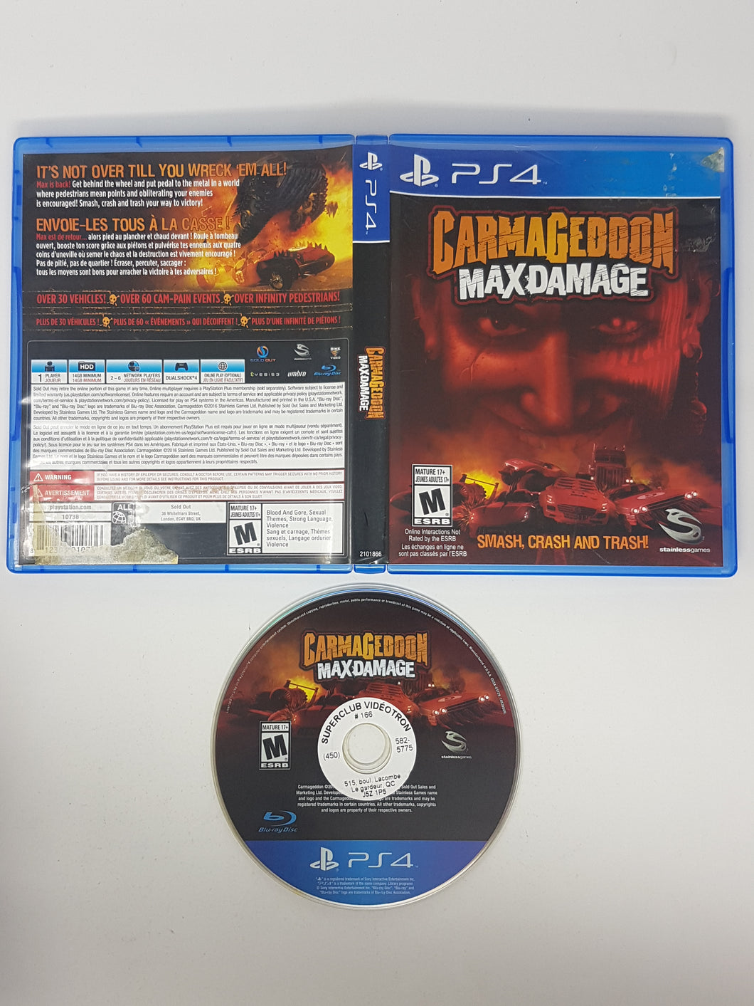 Carmageddon Max Damage - Sony Playstation 4 | PS4