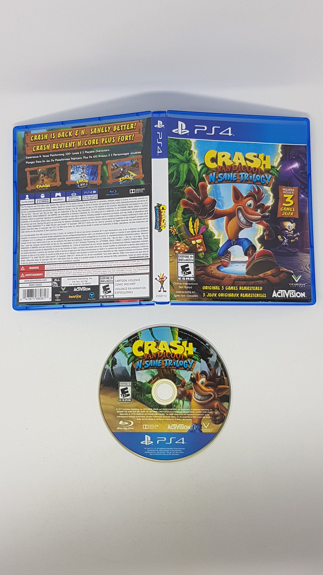 Crash Bandicoot N. Sane Trilogy - Sony Playstation 4 | PS4