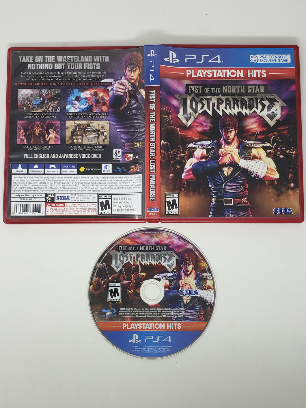 Fist of the North Star - Lost Paradise [Playstation Hits] - Sony Playstation 4 | PS4