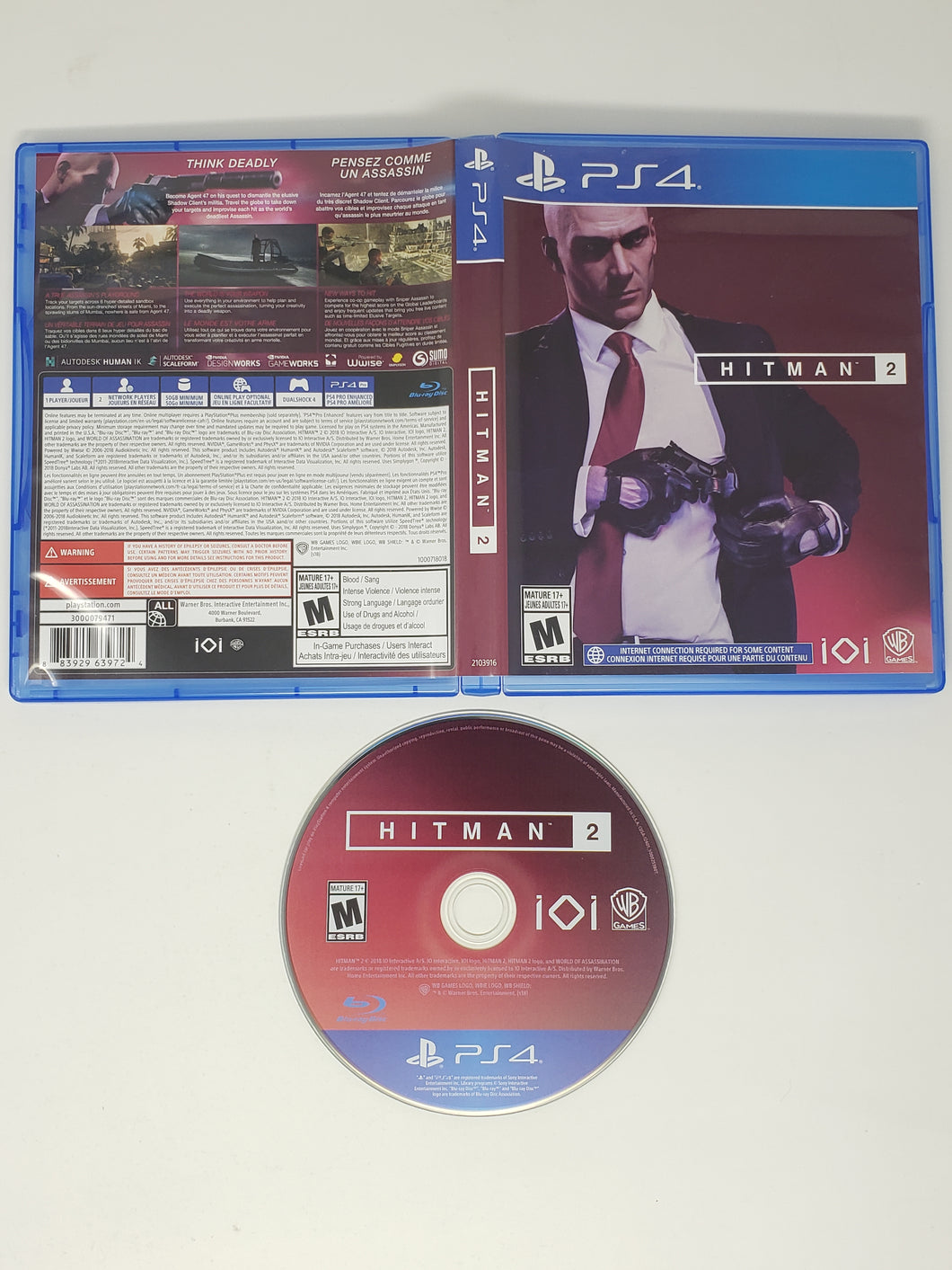 Hitman 2 - Sony Playstation 4 | PS4