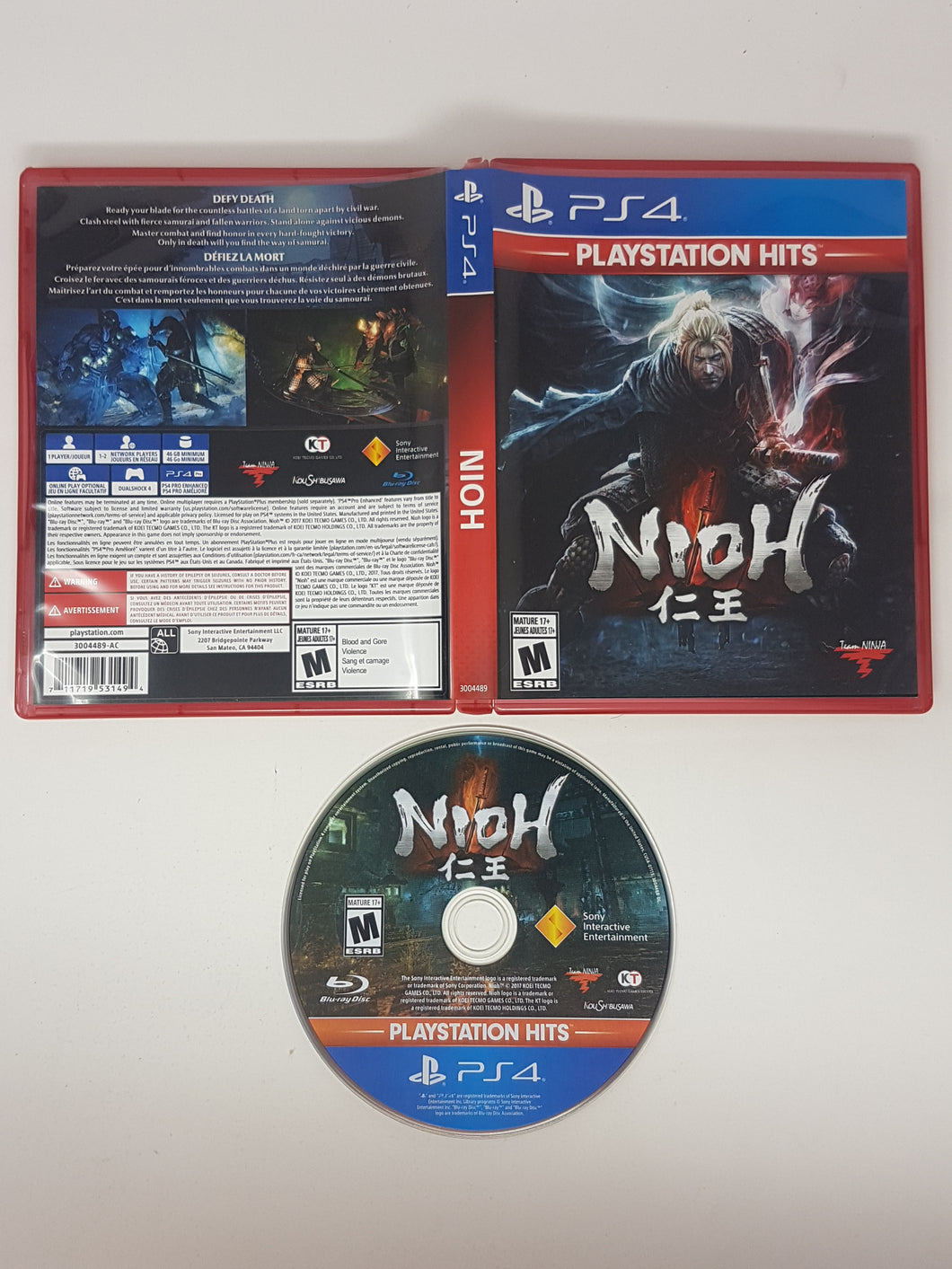 Nioh [Playstation Hits] - Sony Playstation 4 | PS4
