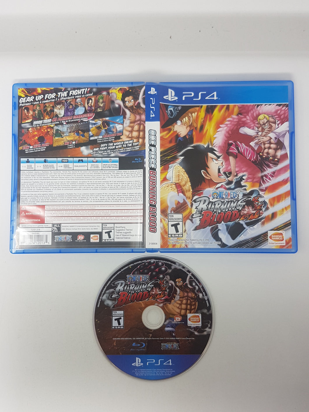 One Piece Burning Blood - Sony Playstation 4 | PS4