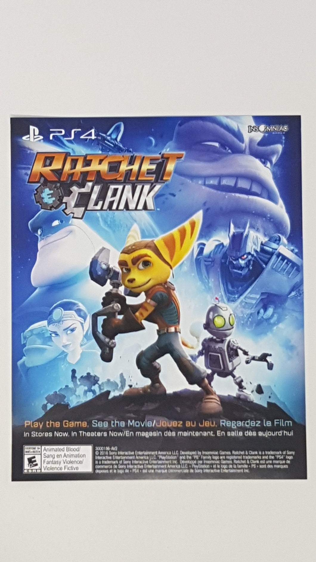 Ratchet & Clank [Insertion] - Sony Playstation 4 | PS4