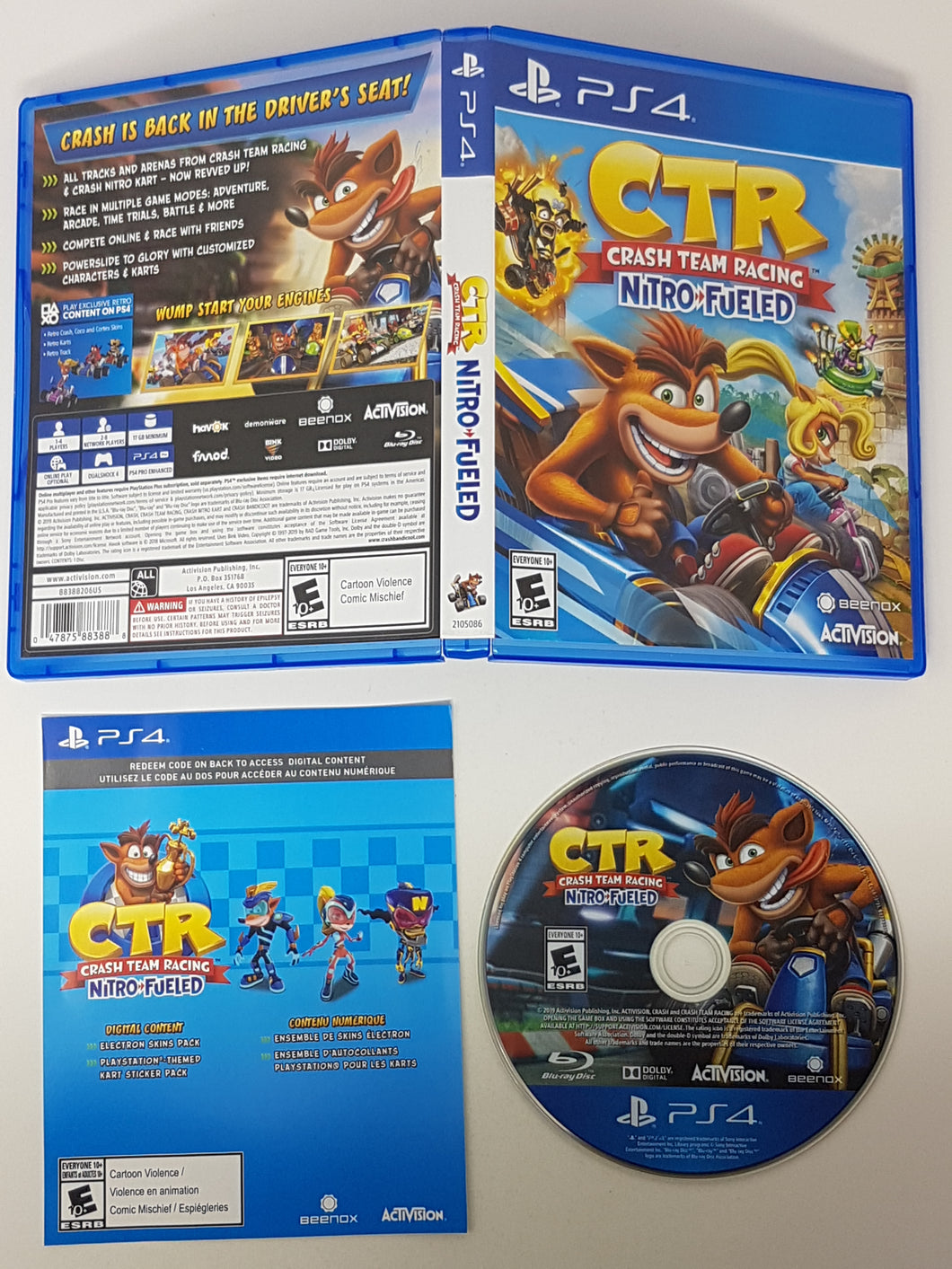 Playstation crash outlet team racing