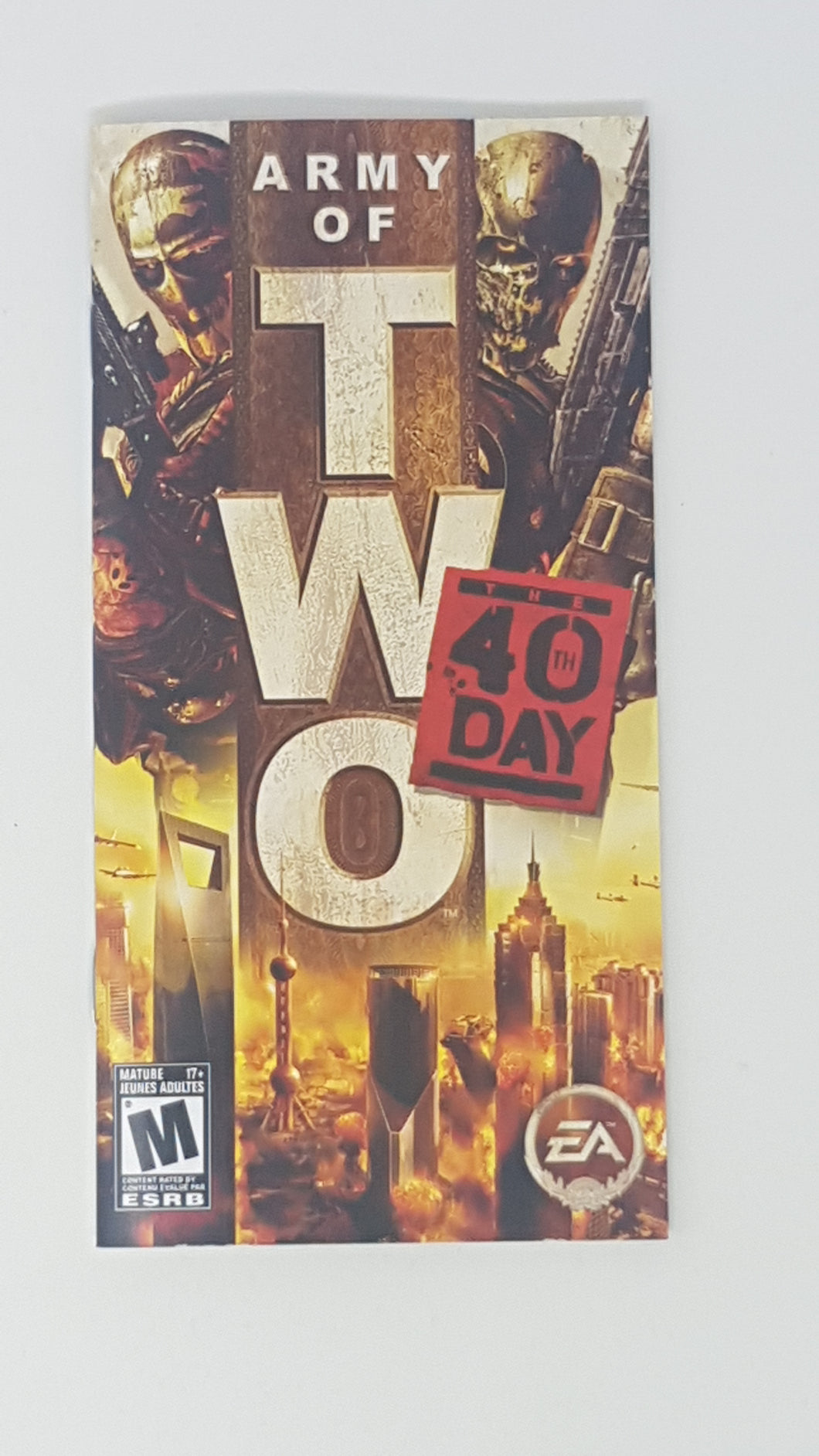 Army of Two - The 40th Day [manual] - Sony PSP