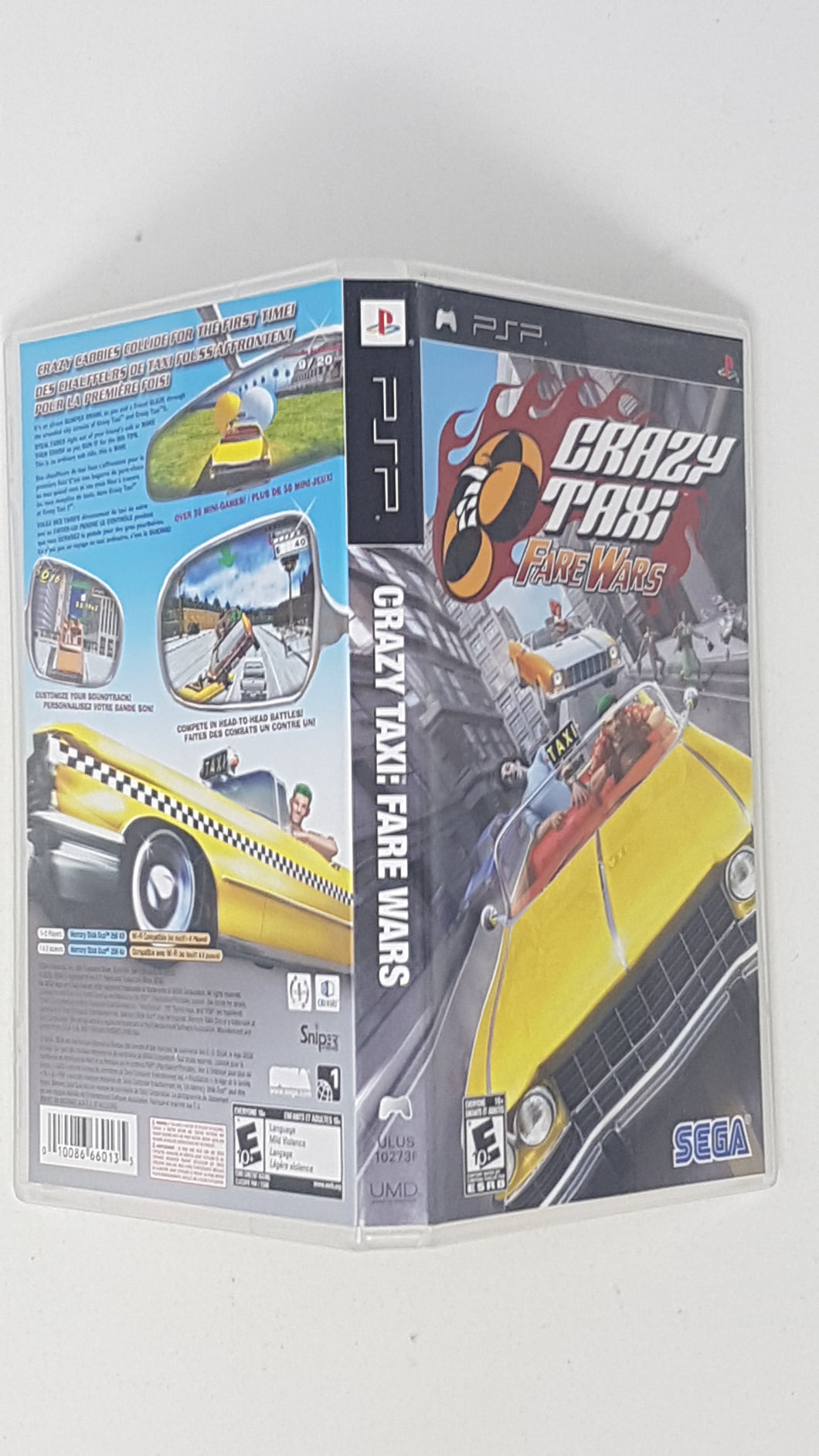 Crazy Taxi Fare Wars [box] - Sony PSP