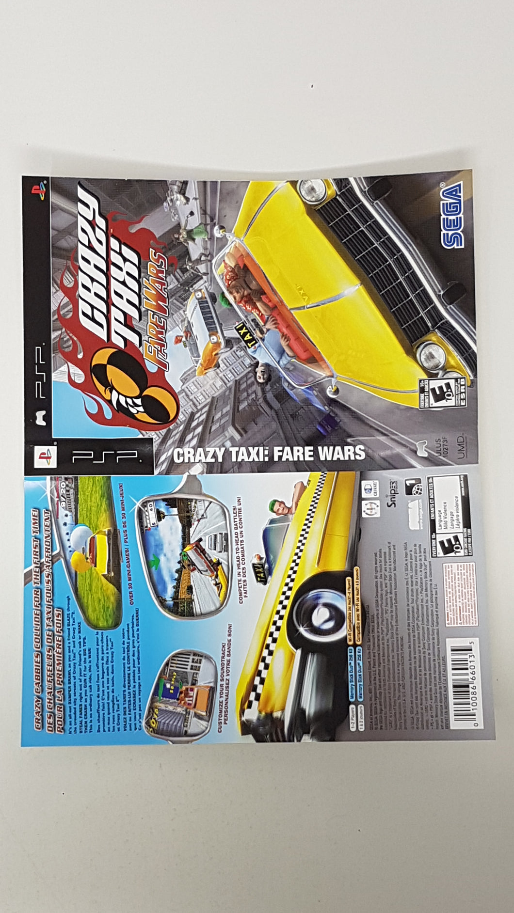 Crazy Taxi Fare Wars [Couverture] - Sony PSP