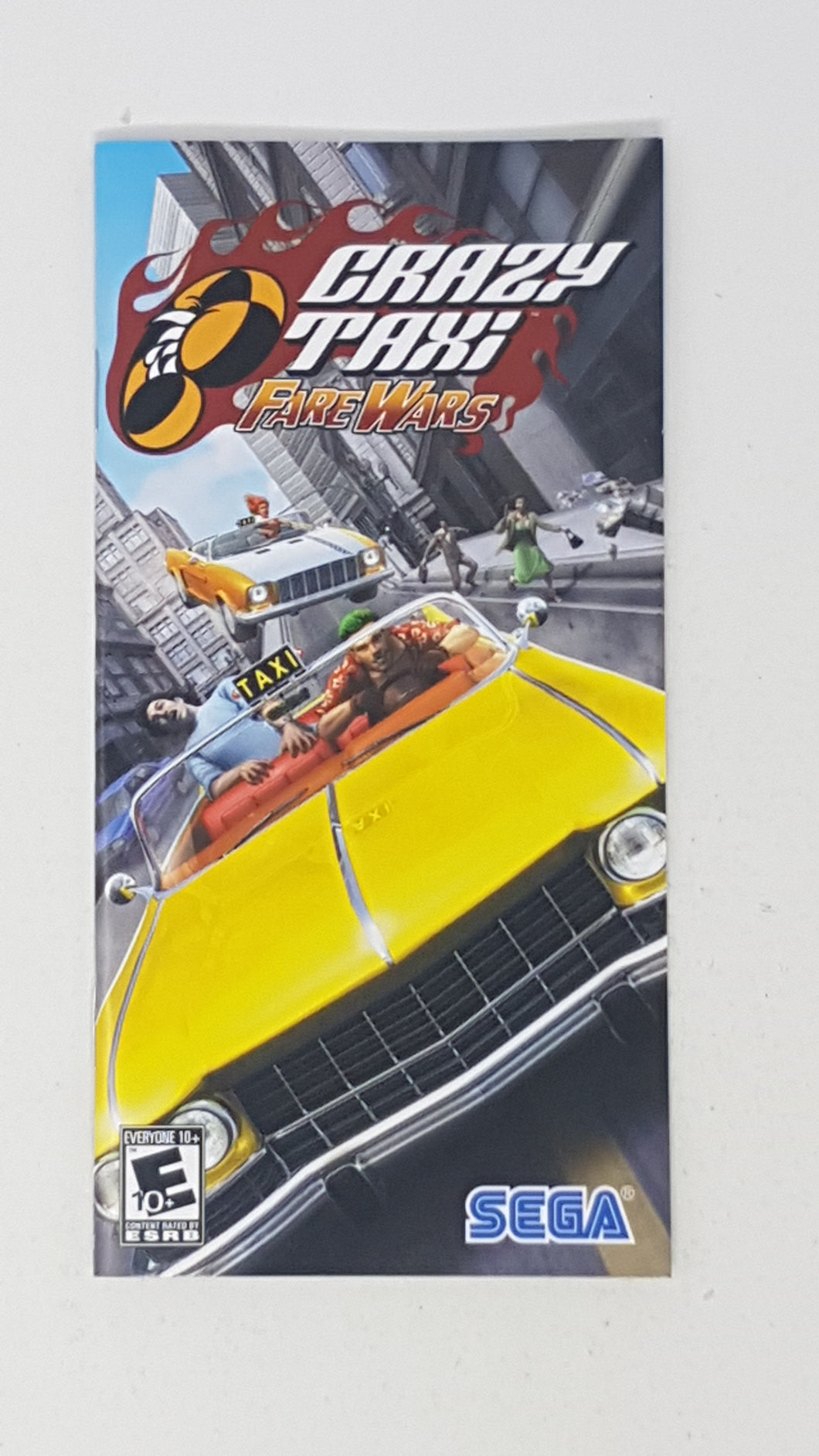 Crazy Taxi Fare Wars [manual] - Sony PSP