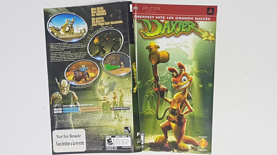 Daxter - Greatest Hits [Cover Art] - Sony PSP