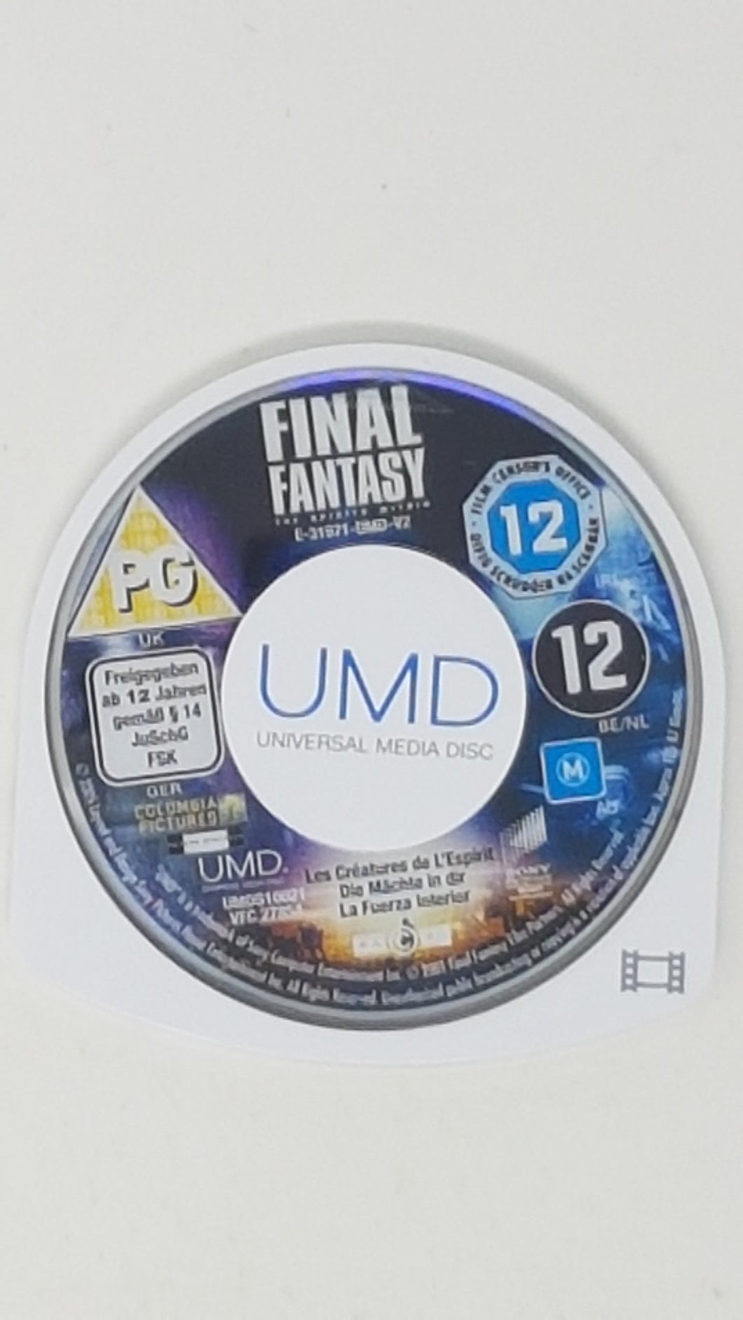 Final Fantasy The Spirits Within UMD Video [PAL] [Vidéo] - Sony PSP