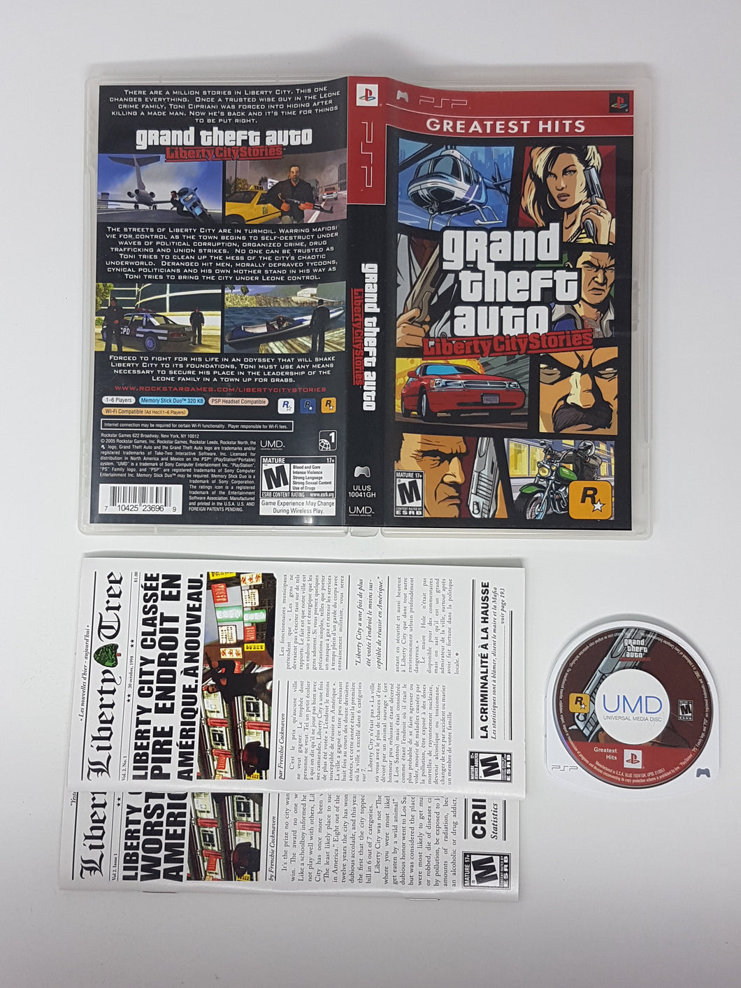 Grand Theft Auto Liberty City Stories - Sony PSP