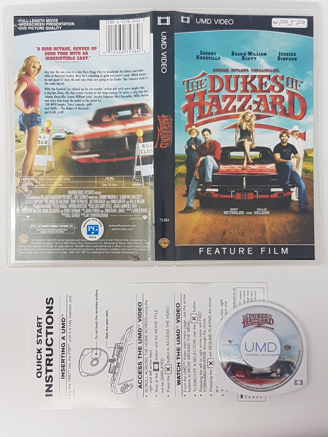 The Dukes of Hazzard UMD Video [Video] - Sony PSP