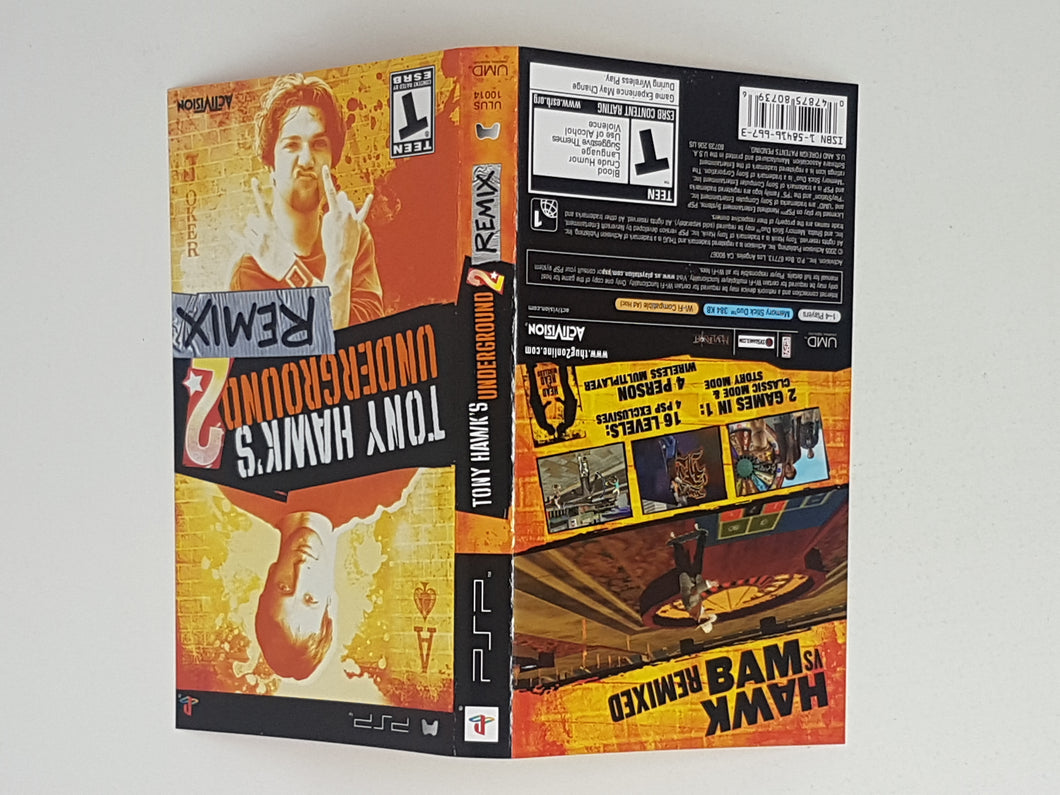 Tony Hawk Underground 2 Remix [Couverture] - Sony PSP