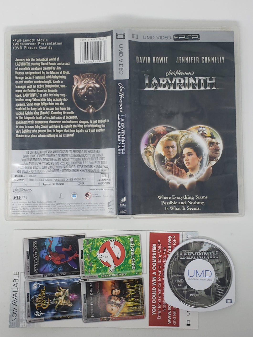 jim Henson's Labyrinth UMD Video [Video] - Sony PSP