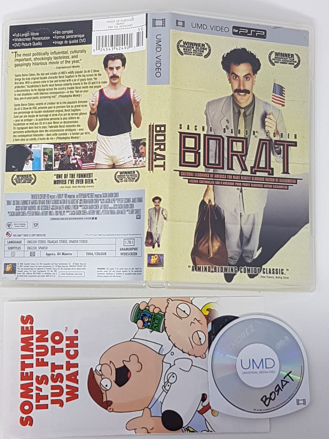 Borat UMD Video [Video] - Sony PSP