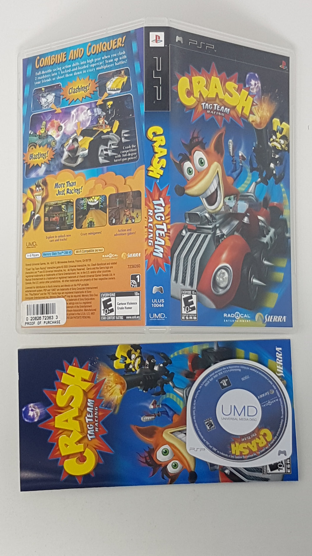 Crash Tag Team Racing - Sony PSP