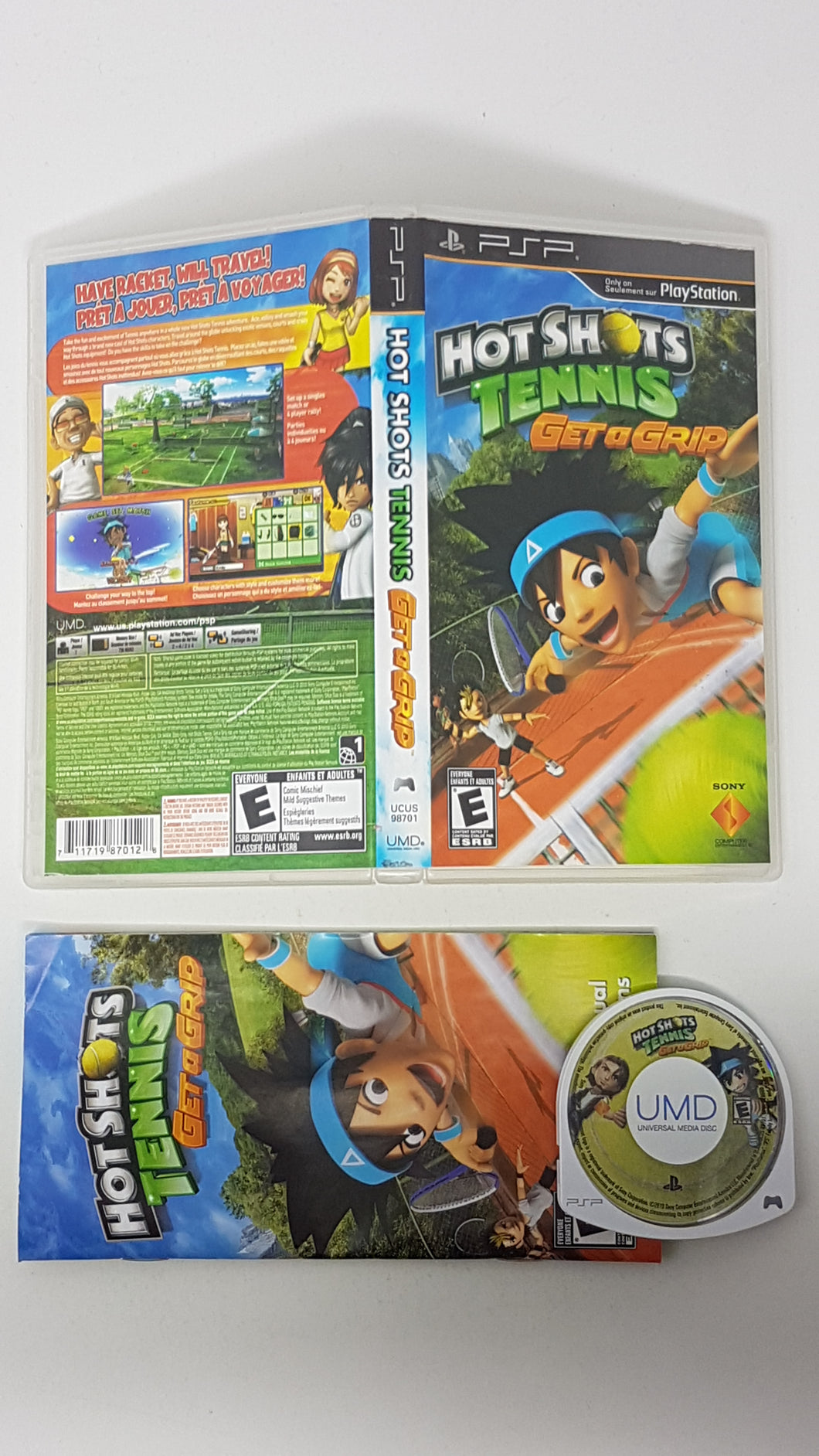 Hot Shots Tennis - Get a Grip - Sony PSP