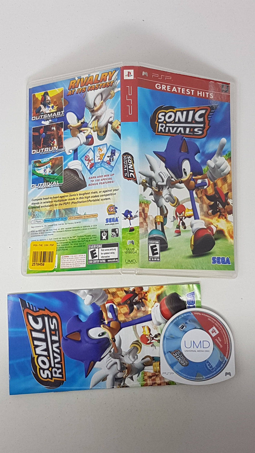 Sonic Rivals 2 Guidebook Sonic Rivals - Sony PSP – Respawnandreplay