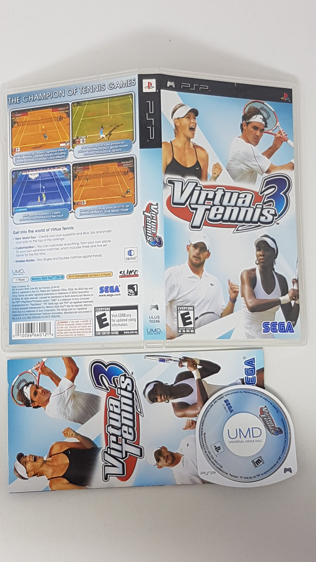 Virtua Tennis 3 - Sony PSP