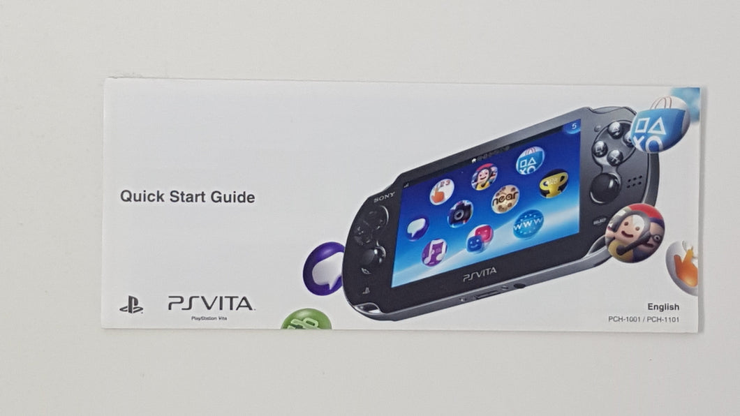 Quick Start Guide [manual] - Sony | PSVita