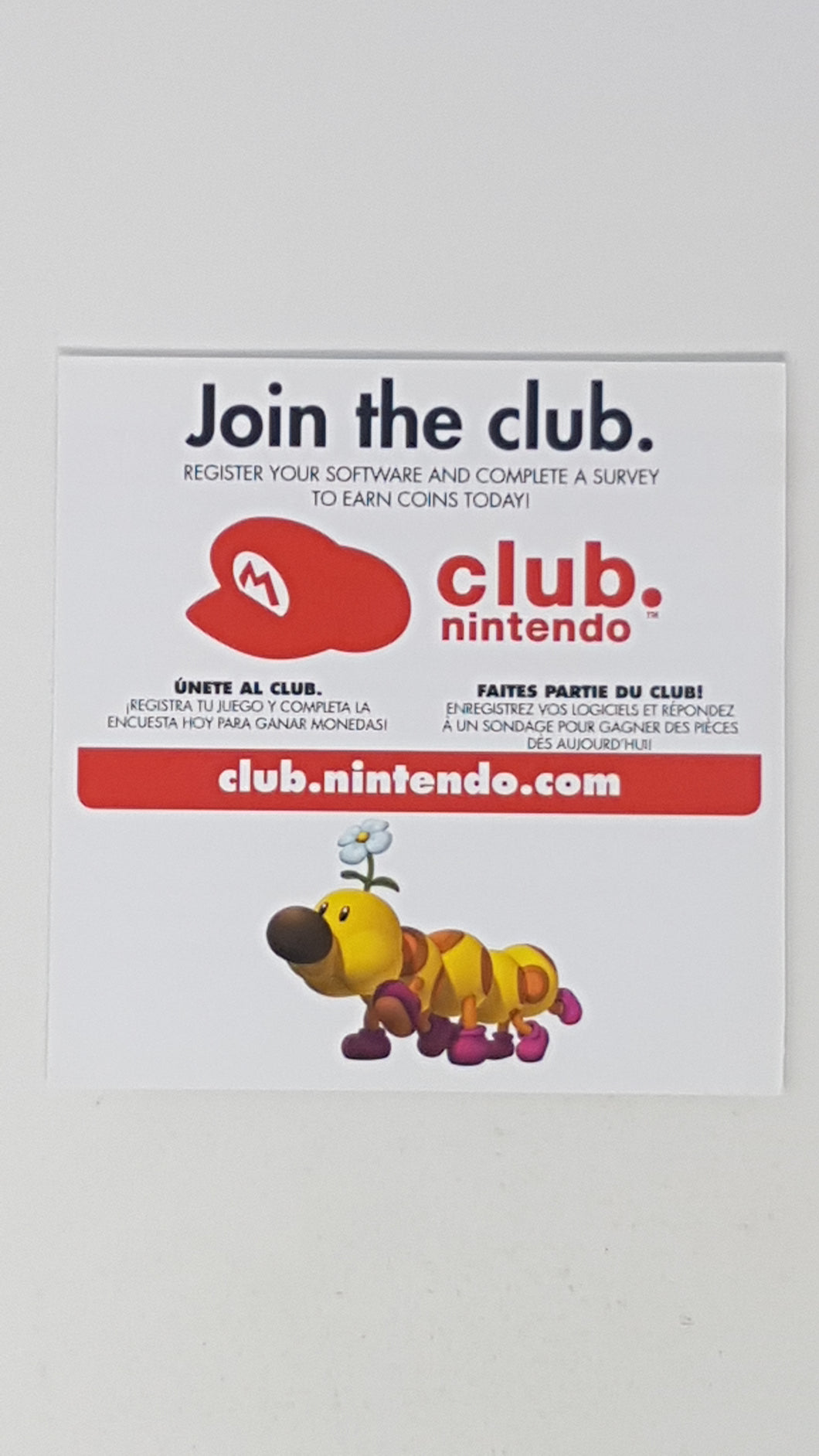 Pikmin Club Nintendo [Insertion] - Nintendo DS