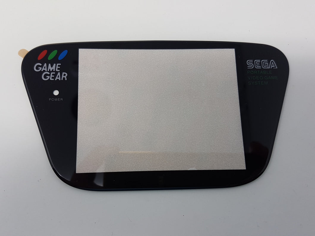 REPLACEMENT BLACK GLASS SCREEN PROTECTOR LENS COVER FOR SEGA GAME GEAR