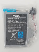 Charger l&#39;image dans la galerie, Batterie de remplacement 1500mAh 3.7V for Nintendo Wii U Gamepad Controller
