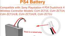 Charger l&#39;image dans la galerie, Batterie de remplacement 2000mAh 3.65V pour Manette Sony Playstation 4 
