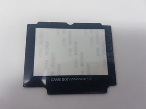 Façade de protection d'écran en plastique de remplacement pour Gameboy Advance SP