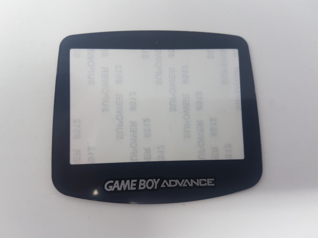 Façade de protection d'écran en plastique de remplacement pour Gameboy Advance